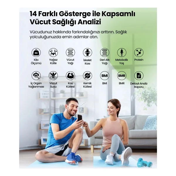 Relux Rbs6000 Wellness Innertrace Vücut Analizi Baskül - Görsel 3