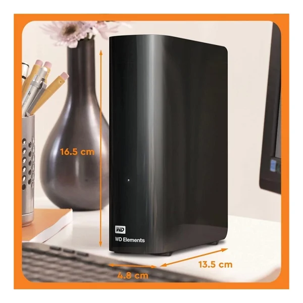 Western Digital Elements Desktop Wdbwlg0100hbk USB 3.0 3.5" 10 TB Harici Harddisk - Görsel 6