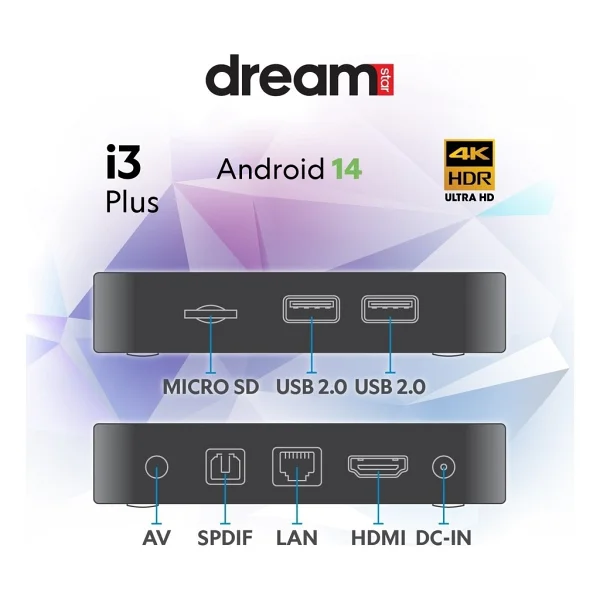 Dreamstar İ3 Plus 16 GB 6k Android TV Box - Görsel 4