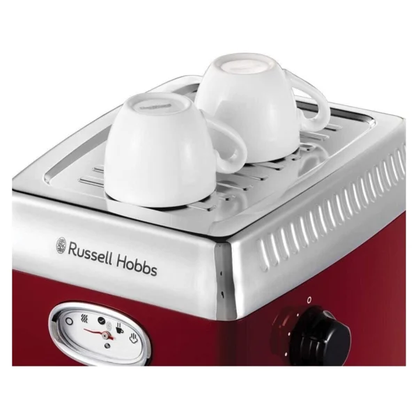 Russell Hobbs 28250-56 Retro Kırmızı Espresso Makinesi - Görsel 5