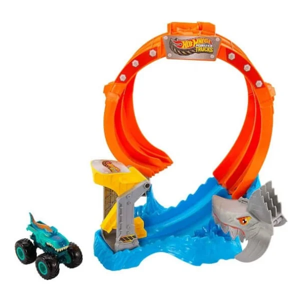 Hot Wheels Monster Trucks Köpekbalığı Oyun Seti Jfr08 - Görsel 8
