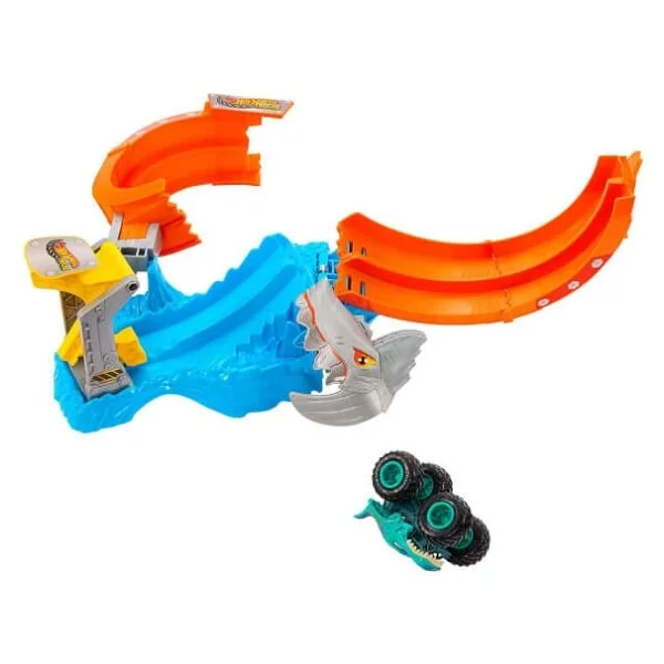 Hot Wheels Monster Trucks Köpekbalığı Oyun Seti Jfr08 - Görsel 3