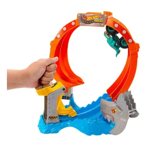 Hot Wheels Monster Trucks Köpekbalığı Oyun Seti Jfr08 - Görsel 4