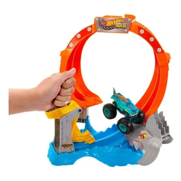 Hot Wheels Monster Trucks Köpekbalığı Oyun Seti Jfr08 - Görsel 5