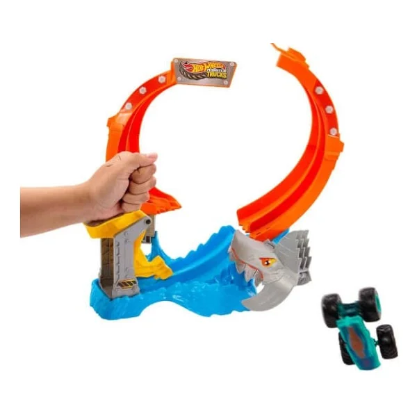 Hot Wheels Monster Trucks Köpekbalığı Oyun Seti Jfr08 - Görsel 6