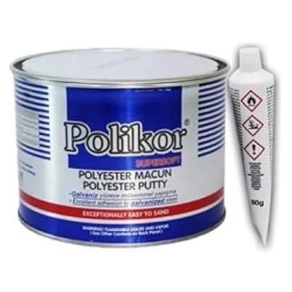 Polikor Polyester Çelik Macun 400gr Piyasanın En İyisi Polikor - Görsel 2
