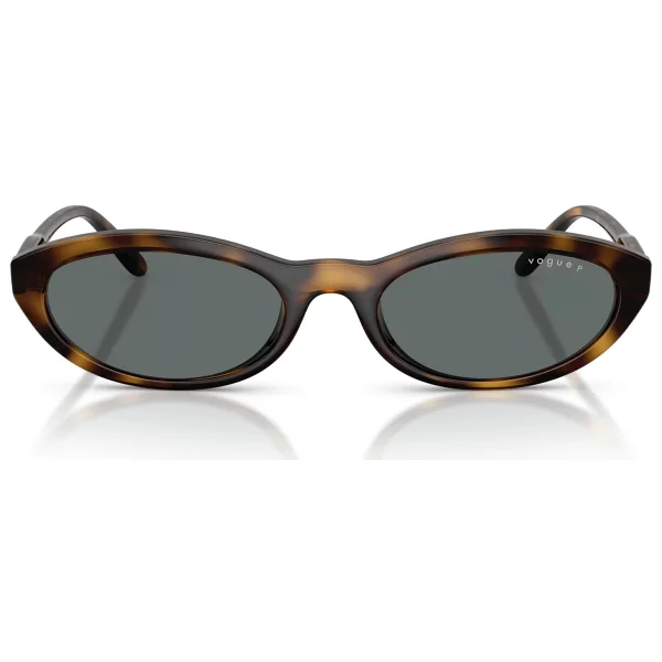 Vogue Vo5697su W65681 Dark Havana-Dark Grey Polarize Kadın Güneş Gözlüğü - Görsel 2