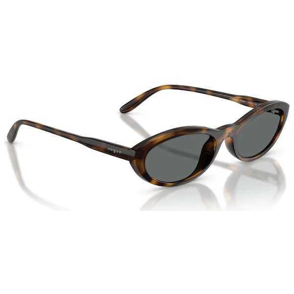 Vogue Vo5697su W65681 Dark Havana-Dark Grey Polarize Kadın Güneş Gözlüğü - Görsel 3