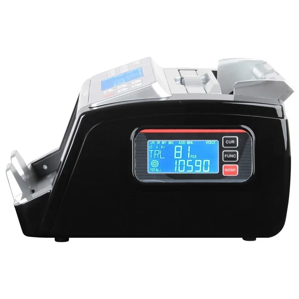 Sigma Sc9520p Karışık Para Sayma Makinesi - Tl - Euro - Usd - Türkçe Sesli Uyarı + Müşteri Ekranı - Görsel 4