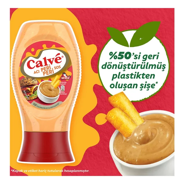 Calve Acı Peri Peri Sos 245 Gr - Görsel 7