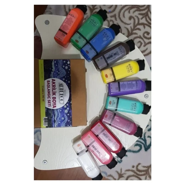 Artdeco 140 Ml 12'li Akrilik Boya Başlangıç Seti - Görsel 2