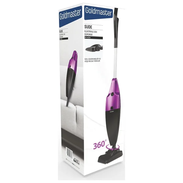 Goldmaster BY-4504 Mor Dikey Elektrikli Süpürge - Görsel 5