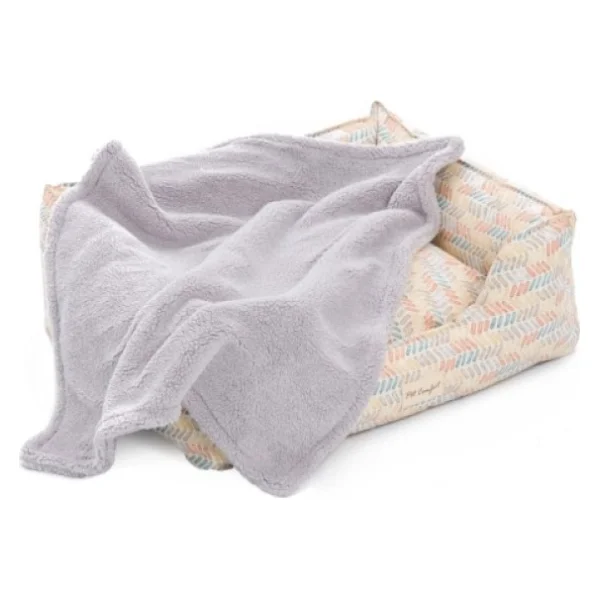 Pet Comfort Lodix Gri Köpek Battaniyesi M 100x70cm - 100 X 70 Cm - Görsel 3