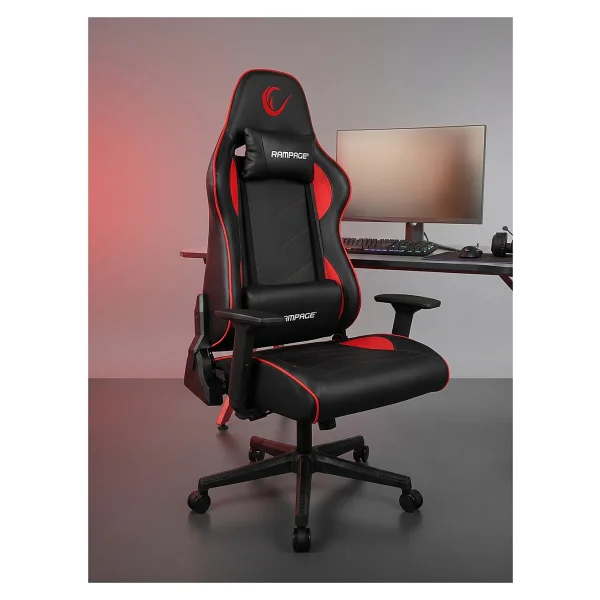 Rampage Kl-R88 3d Ayarlı Kırmızı-Siyah Oyuncu Koltuğu - Görsel 4