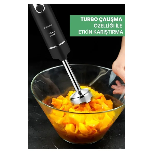 Goldmaster GM 7244S Maximix Siyah 1000 W Blender - Görsel 7