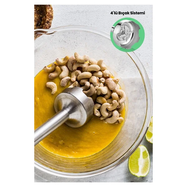 Goldmaster GM 7244S Maximix Siyah 1000 W Blender - Görsel 8