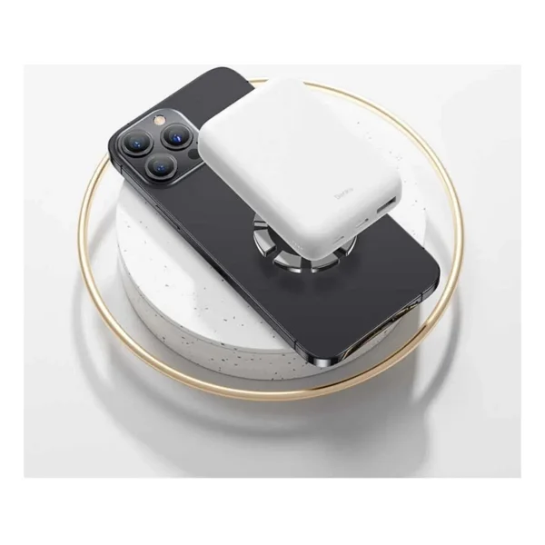 Benks Mp03 Magsafe Magnetic Beyaz 10000 mAh Hızlı Şarj Powerbank - Görsel 9