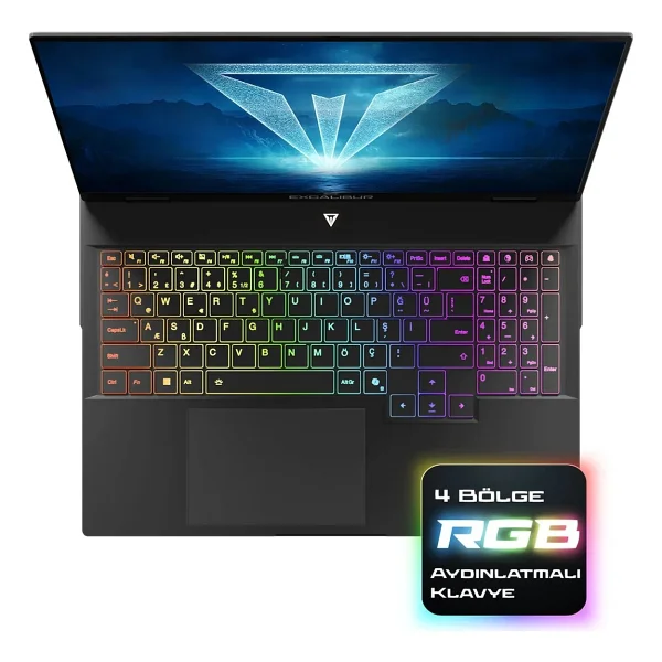 Casper Excalibur G915.1362-Df60a-C İ7-13620h 32 GB 1 TB SSD Rtx5060 16" Wuxga Gaming Laptop - Görsel 7