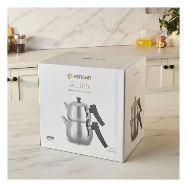Emsan Alim Large Çelik Çaydanlık - Görsel 8