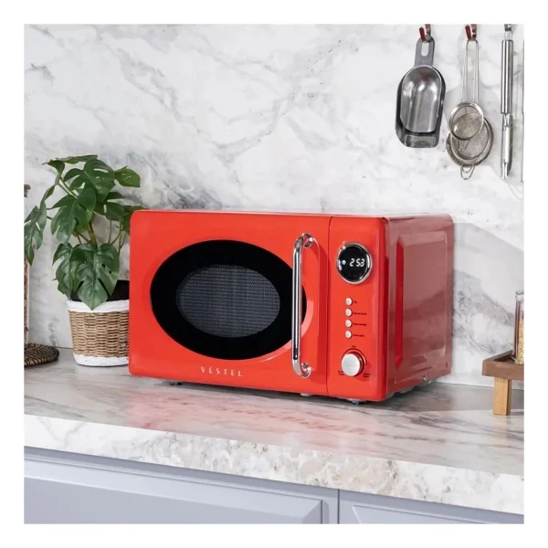 Vestel Md 20 Yd Retro Kırmızı 20 Lt Mikrodalga Fırın - Görsel 7