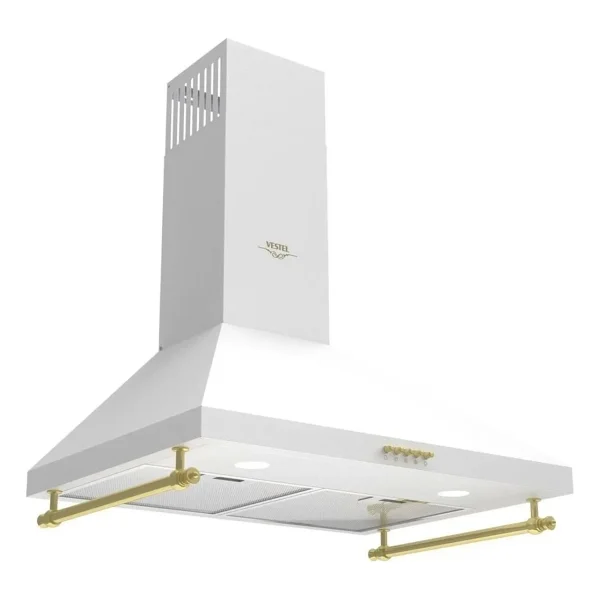 Vestel AD-60041 RB Rustik Beyaz Duvar Tipi Ankastre Davlumbaz - Görsel 7