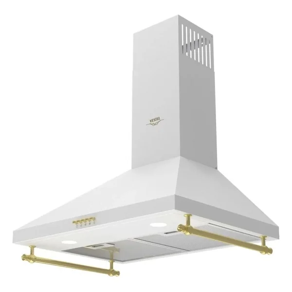 Vestel AD-60041 RB Rustik Beyaz Duvar Tipi Ankastre Davlumbaz - Görsel 8