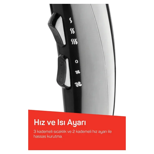 Arzum Ar5007 Shiny 2200 W İyonlu Saç Kurutma Makinesi - Görsel 6