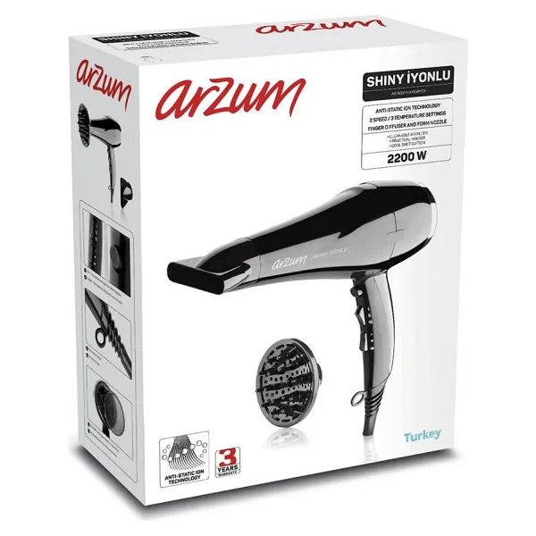Arzum Ar5007 Shiny 2200 W İyonlu Saç Kurutma Makinesi - Görsel 9