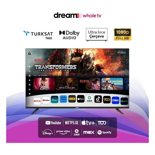 Dreamstar 43dse102 Full HD 43" 109 Ekran Uydu Alıcılı Smart LED TV - Görsel 8