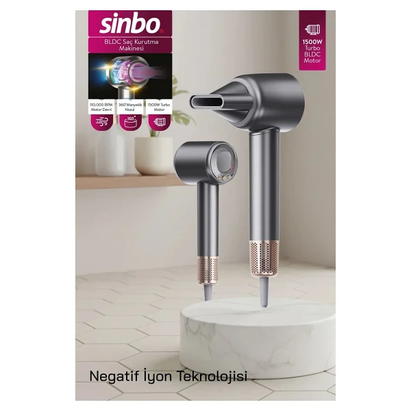 Sinbo Shd-1740 1500 W Saç Kurutma Makinesi - Görsel 9