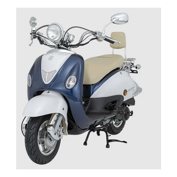 Mondial 50 Znu 50 Cc Scooter Motosiklet Mavi - Görsel 4