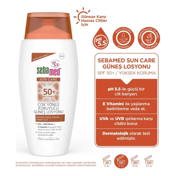 Sebamed Sun Care Çok Yönlü Koruyucu 150 Ml 50 Faktör Güneş Losyonu - Görsel 2
