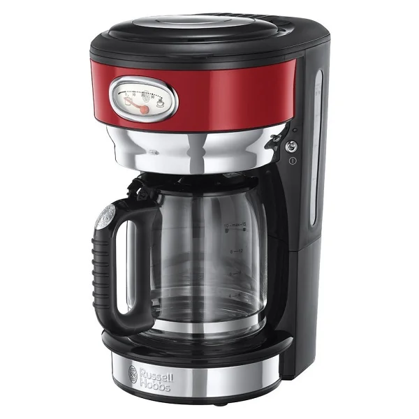 Russell Hobbs 21700-56 Retro Ribbon Filtre Kahve Makinesi Kırmızı - Görsel 9