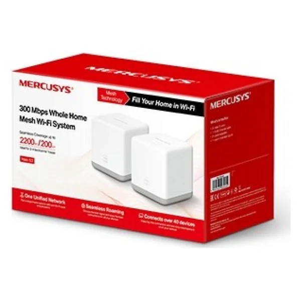 Mercusys Halo S3 1 Port 300 Mbps 2'li Router - Görsel 3