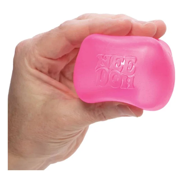 Schylling Needoh Nice Cube Sensory Squishy Stres Oyuncağı - Süper Yumuşak Kare Squish Oyuncak - Mavi - Görsel 3