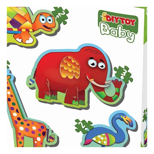 Dıytoy Baby Puzzle Orman Hayvanları (5 Adet) - Görsel 3