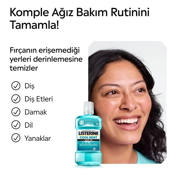 Listerine Cool Mint Hafif Tat 250 Ml Gargara - Görsel 10