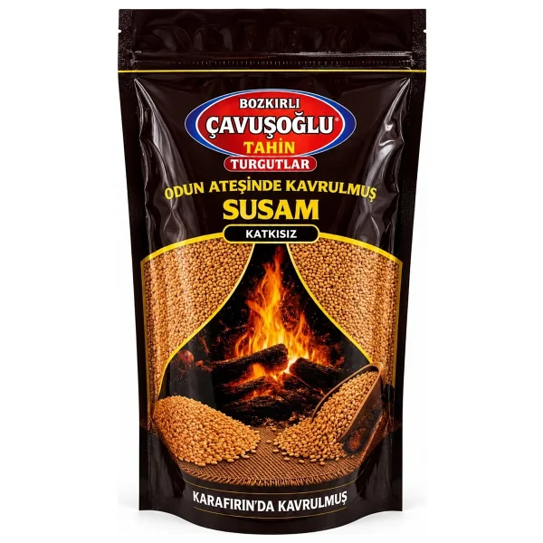 Bozkırlı Çavuşoğlu Odun Ateşinde Kavrulmuş Susam 1000g - 1 kg - Görsel 6