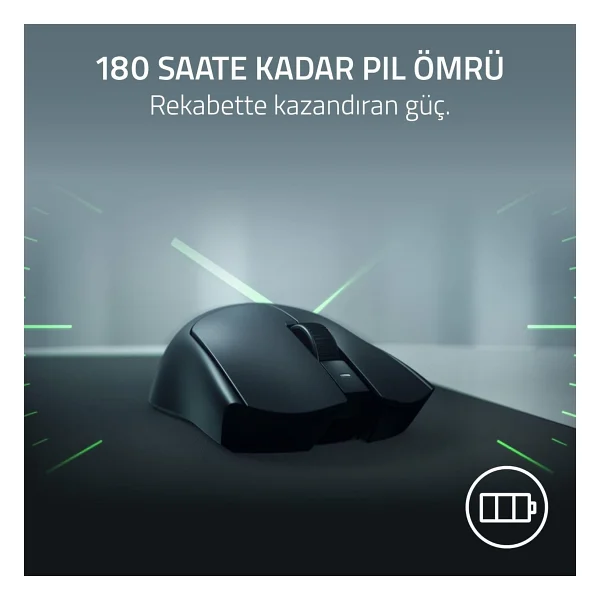 Razer Viper V4 Pro Siyah Şarjlı Makrolu Optik Kablolu/Kablosuz Oyuncu Mouse - Görsel 3