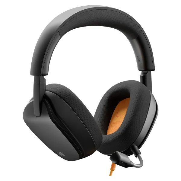 Glorious Ghs Eternal Glo-A-1pc-Blk Siyah Kablolu Kulak Üstü Oyuncu Kulaklığı - Görsel 2