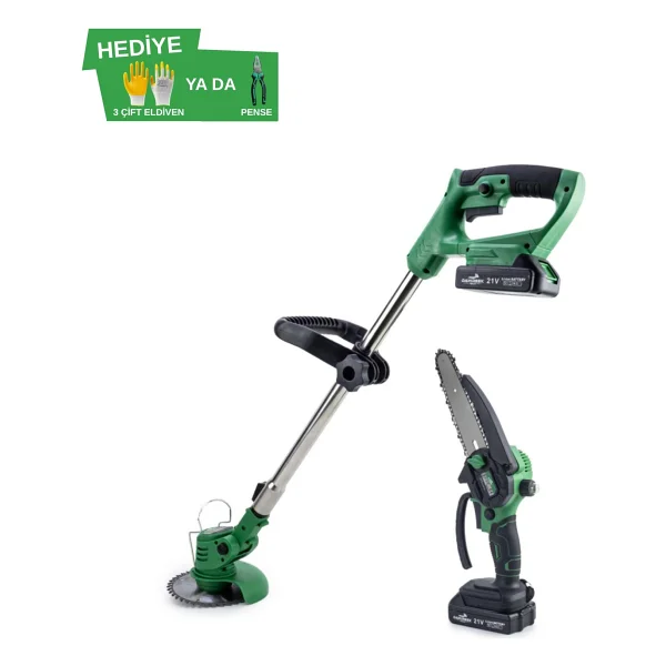 Dawreek Şarjlı Tırpan+Testere Green - Görsel 5
