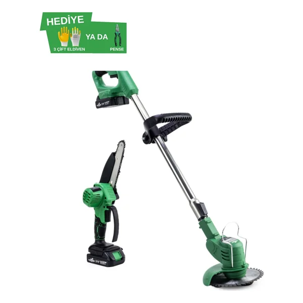 Dawreek Şarjlı Tırpan+Testere Green - Görsel 7