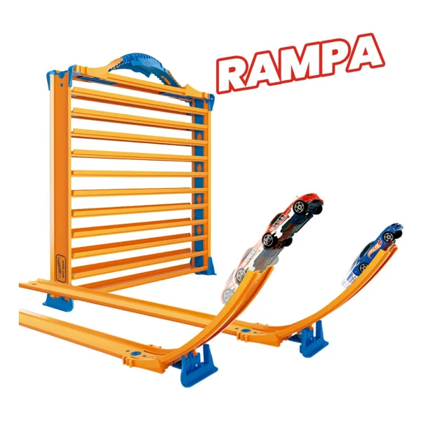 Hot Wheels Racentrack 44 Araba İçin Depolama Rafı Ve Yol Pisti Plastik Malzemeden Üretilmiştir Hwcc9b - Görsel 9