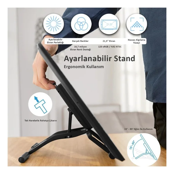 Veikk Vk2200pro Grafik Tablet - Görsel 7