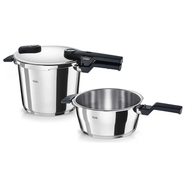 Fissler Vitaquick Elemental 6 Lt + 3.5 Lt Düdüklü Tencere Seti - Görsel 3