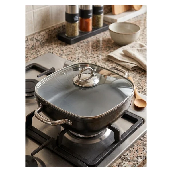Schafer Gastronomie Master 26 Cm Basık Granit Tencere - Görsel 3