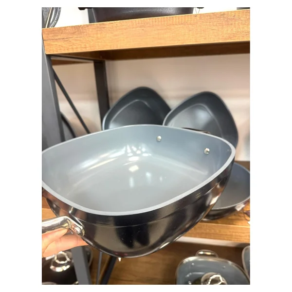 Schafer Gastronomie Master 26 Cm Basık Granit Tencere - Görsel 5