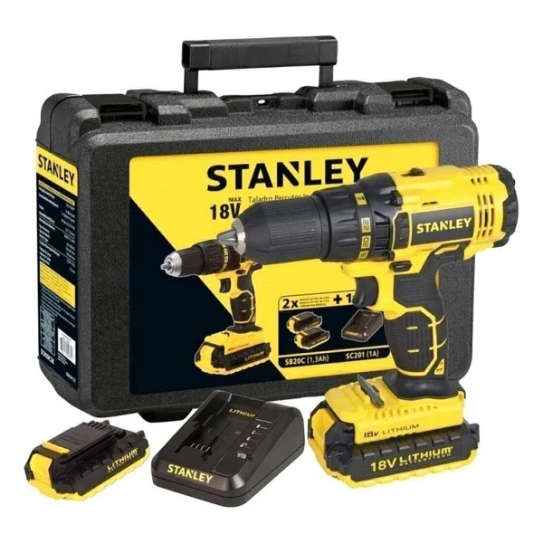 Stanley Scd201d2k 18 V Çift Akülü Vidalama Makinesi - Görsel 4