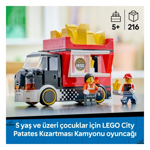 Lego 60488 City Patates Kızartması Kamyonu - Görsel 5