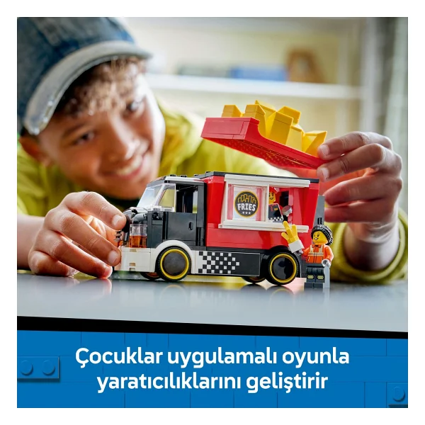 Lego 60488 City Patates Kızartması Kamyonu - Görsel 7